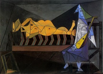 Serenade L aubade 1942 cubist Pablo Picasso Peinture à l'huile
